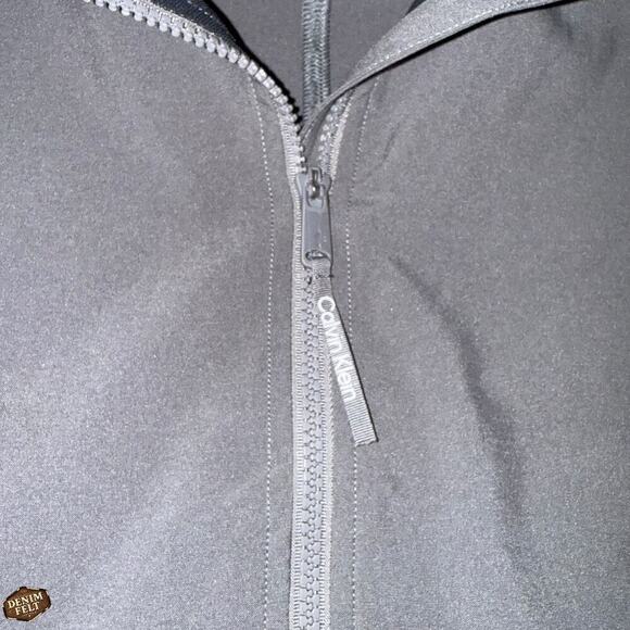 Calvin Klein Modern Sport Windbreaker Jacket Boulevard Grey Size S - NEW/NWT!! - Picture 12 of 16